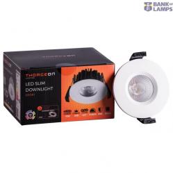 LED Downlight 10W DIMM CCT 800Lm 40° CRI 90 Flicker-Free Cutout 68-72mm (External Driver Included) RAL9003