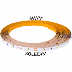 LED strip 3W/m 30led/m 12V IP20 4000K 354Lum/m 60'000h CRI>90 (5m)