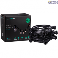ILLU Cable E27 11.5m 10 bases IP44 -1m