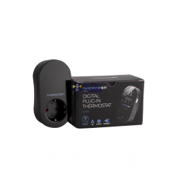 Digital Wi-Fi Plug-In Thermostat Black