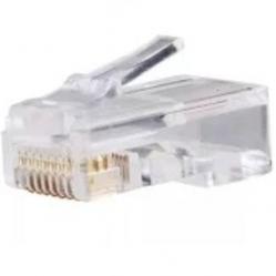 RJ45 connector plug 8/8 Cat5 transparent