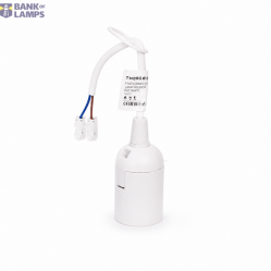 Fast Connection Lamp Holder E27 White (50pcs Bag)