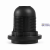 Lamp Holder with Ring E27 Black (50pcs bag)