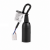 Screw Lamp Holder E14 Black (3-Pack Blister)