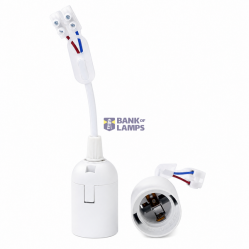 Fast Connection Lamp Holder E14 White (3-Pack Blister)