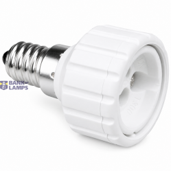 Lamp Holder Adapter E14-GU10 White
