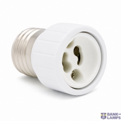 Lamp Holder Adapter E27-GU10 White