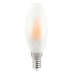 LED Flicker Flame 0.5W E14 B35 1800K 8lm Frosted