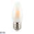 LED Flicker Flame 0.5W E27 B35 1800K 8lm Frosted