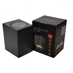 Outdoor Wall Light without Light Source 1xGU10 IP65 03114 Square Anthracite THORGEON