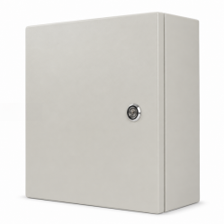 Metal box IP66, 400*300*250mm, 1.2mm CR steel, Mounting plate*2.0mm GI