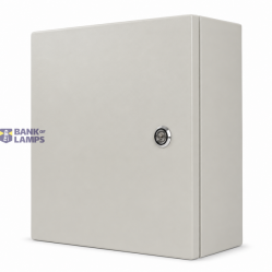 Metal box IP66, 600*600*200mm, 1.2mm CR steel, Mounting plate*2.0mm GI