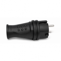 Rewirable rubber plug 16A 250V Max: 3500W