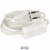 Flat Cord 3m 2×0.75mm² 2.5A 250V~ IP20 Switch EU Plug Transparent