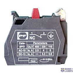 Pushbutton contact FP NC