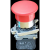 Pushbutton switch mushroom head FP PM RED 1NC (with return) IP40