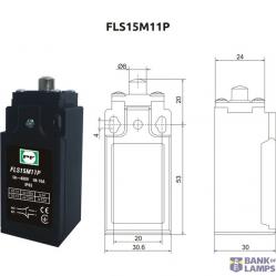 Limit switch  FLS 15M11Р IP-65 NO+NC