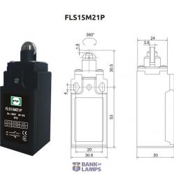 Limit switch  FLS 15M21Р IP-65 NO+NC