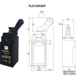 Limit switch  FLS 15M36Р IP-65 NO+NC