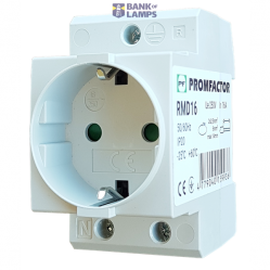 Din Rail Socket RMD16 16A, 230V