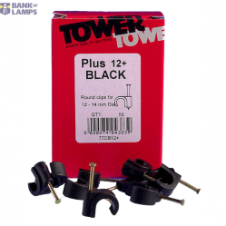 Cable clamps 12-14 (100pcs.) blacks Tower