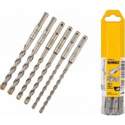 SDS-Plus Drill Bit Set 6-10mm 6pcs. DT60302-QZ DeWalt