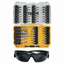 Screwdriver Bit Set Safety Glasses Tough Case 47pc DT70703-QZ DeWalt