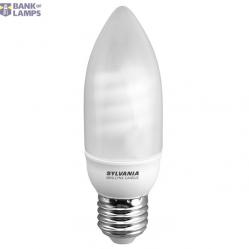 CFL Bulb  E27 9W 827 B35 FR 0035307 Sylvania