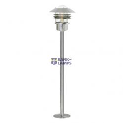 Outdoor Bollard Light Vejers, Stainless Steel