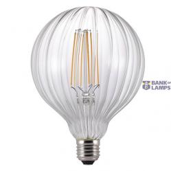 LED Bulb Deco E27, G125 Avra, 2 W, 200 lm, 2200 K, Non-Dimmable, Clear
