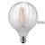 LED Bulb Deco E27, G125 Avra, 2 W, 200 lm, 2200 K, Non-Dimmable, Clear