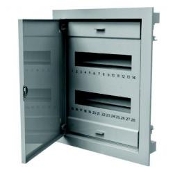 Distribution board 28-modules surface metal door
