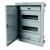 Distribution board 28-modules surface metal door