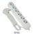 Extenision cords with ground 6 places 1.5m