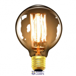 LED Bulb E27 4W Globe G125 2200K gold