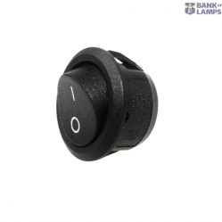 Switch tumbler 1-0 2p black 220V 5430 BOWI
