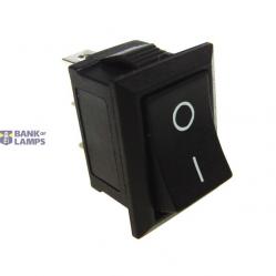 Switch tumbler 1-0 3p black 250V 6A 8323 BOWI