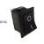 Switch tumbler 1-0 3p black 250V 6A 8323 BOWI
