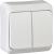 PRIMA - 1pole 2-circuits switch - 10AX, white