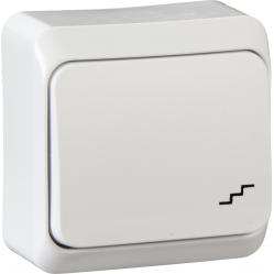 PRIMA - 1pole 2way switch - 10AX, white