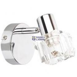 Wall and ceiling fixture 1 point. GLASO EL-1O G9 40W chrome