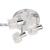 Wall and Ceiling Fixture GLASO EL-3O G9 3x40W chrome, 3 points