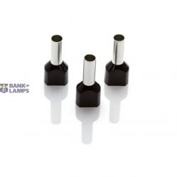 Insulated double cable end-sleeves  2*0.5/8mm.
