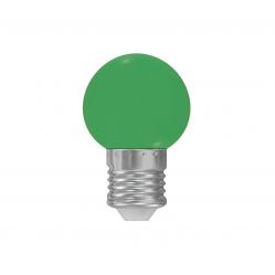 LED G45 E-27 230V 1W GREEN PCV SPECTRUM
