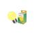 LED G45 E-27 230V 1W  YELLOW PCV SPECTRUM