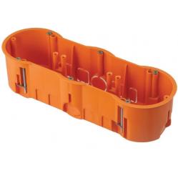 Junction box triple deep 3×68×60mm