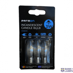 Incandescent Candle Bulb 3W E10 C6 16V Clear