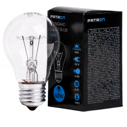 Incandescent Bulb E27 60W A60 24V CL Patron