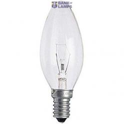 Incandescent Bulb 15W E14 Clear Candle 05966 Patron