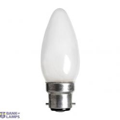 Incandescent Bulb 40W Frosted Candle B22